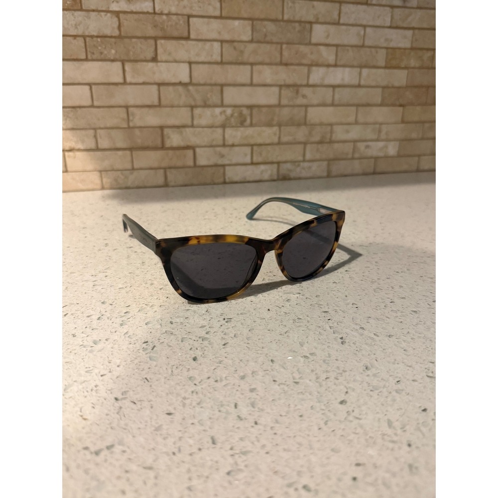 BCBGMAXAZRIA Tortoiseshell Sunglasses Black Teal Wayfarer Style